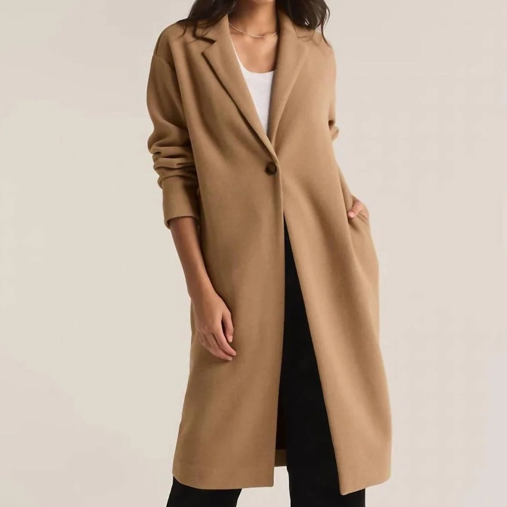 Z Supply classic camel mason coat